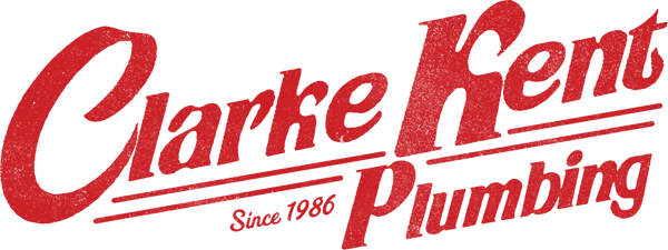 clark kent plumbing logo